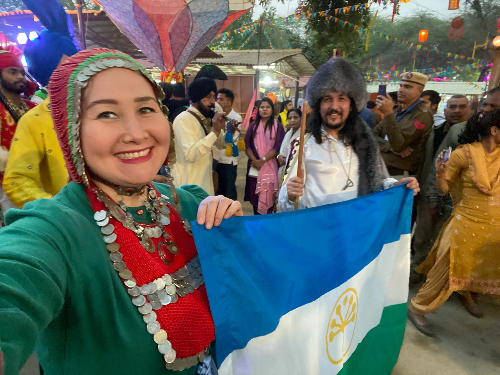 Башкирская делегация приняла участие в национальном параде Международного фестиваля в Индии