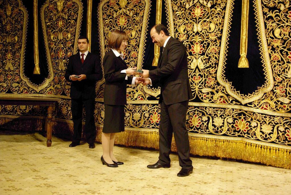 Вручение ордена «Дустлик». Ташкент, 2011 г.