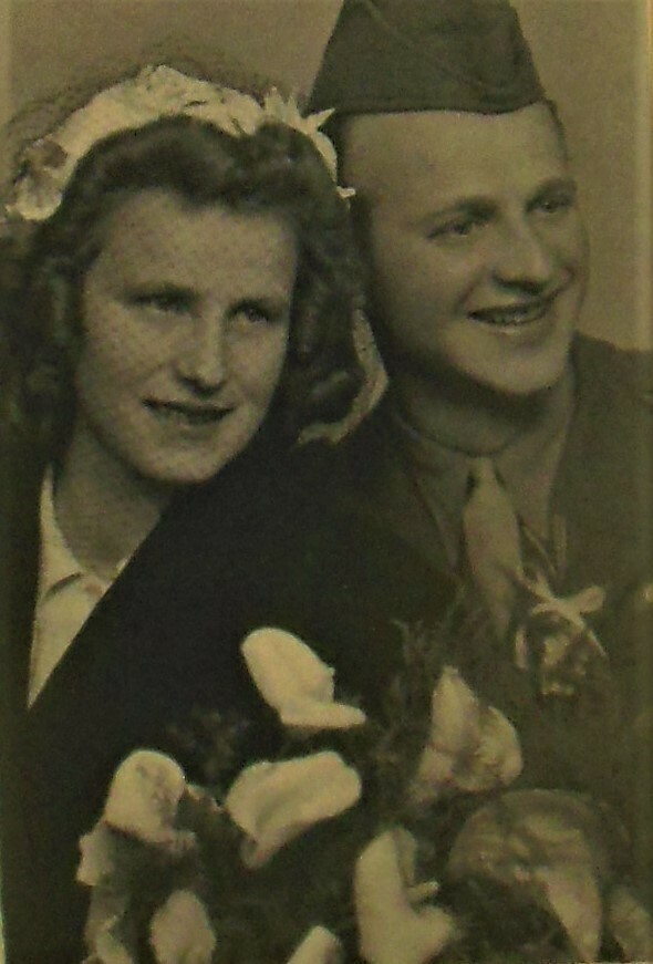 Свадебное фото. 1949 г.