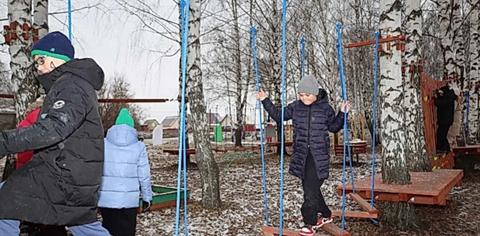 В Иглинском районе открылся веревочный парк