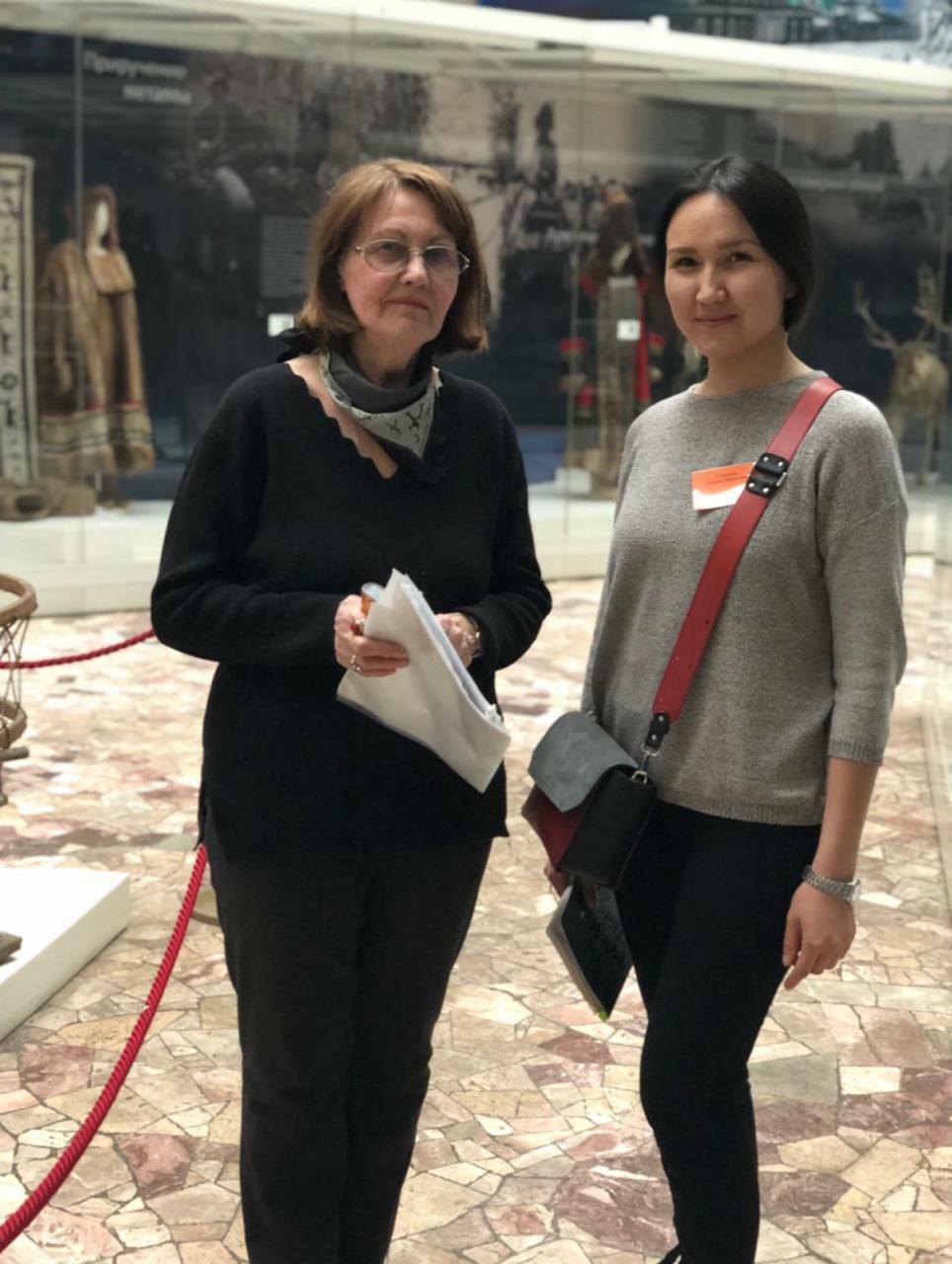 С Лидией Лойко, старшим научным  сотрудником Российского  этнографического музея. 2019 г.