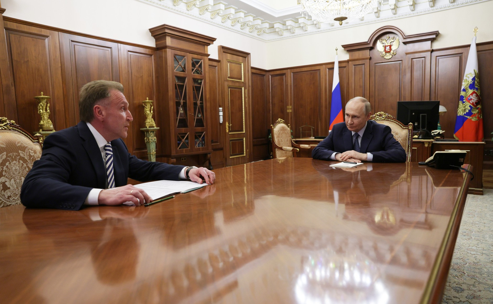 Встреча с председателем госкорпорации развития «ВЭБ.РФ» Игорем Шуваловым