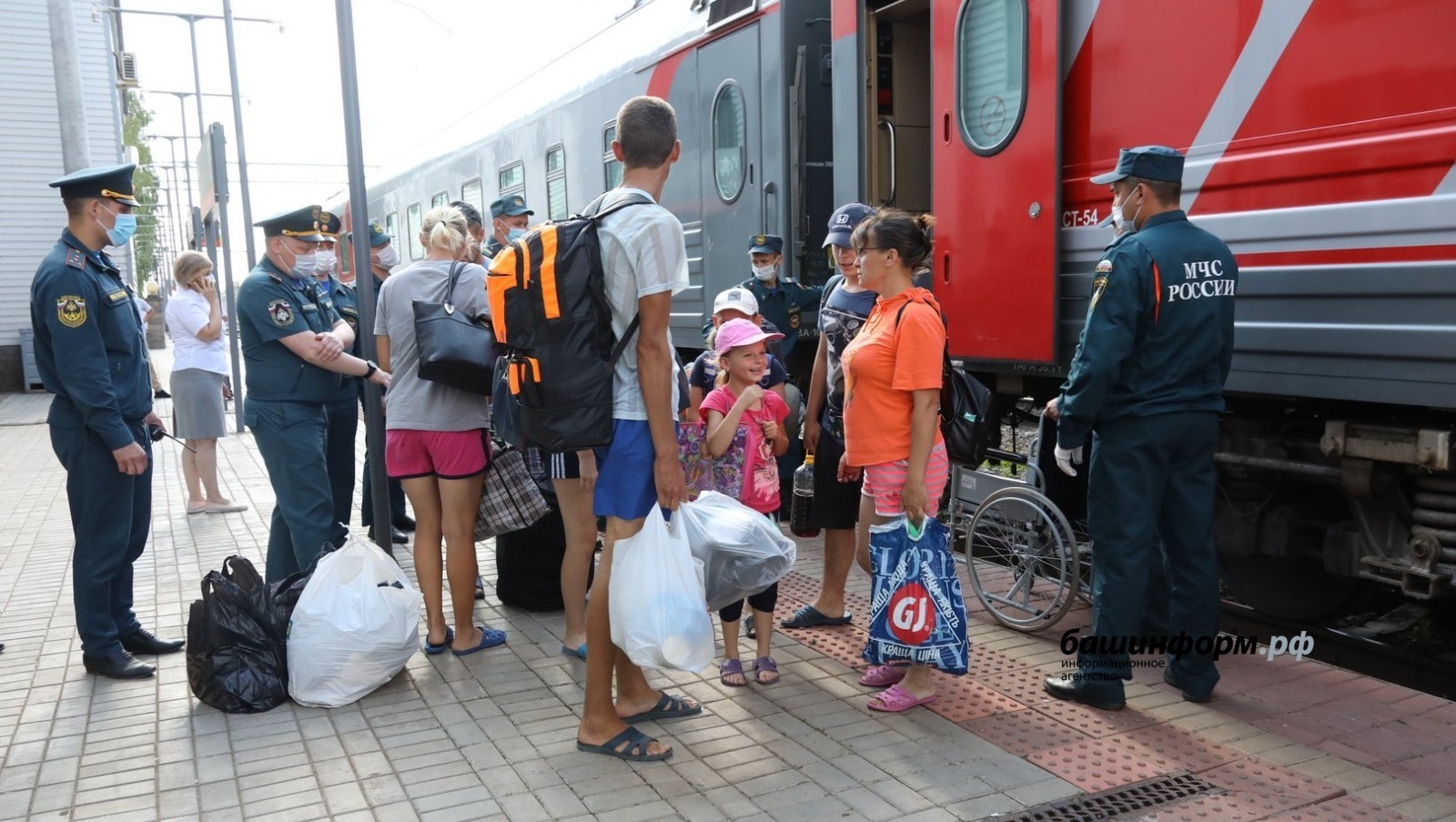 В Уфу прибыл еще один поезд с вынужденными переселенцами из ЛНР и ДНР