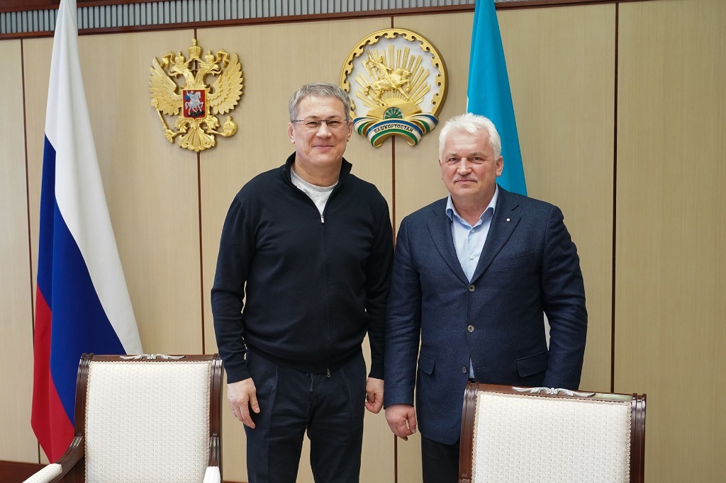 Встреча с президентом Всероссийской федерации самбо Сергеем Елисеевым