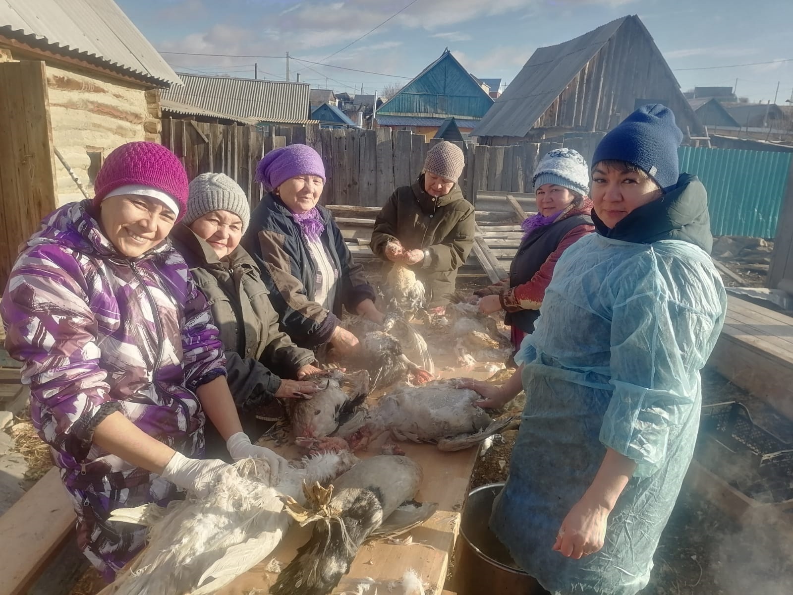 Башкирские обычаи,  связанные с домашними гусями