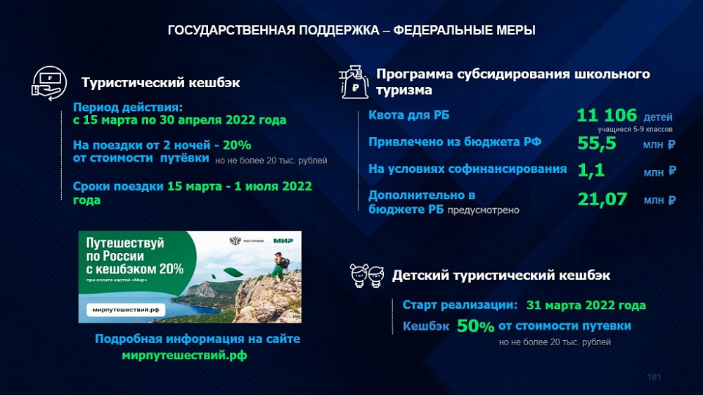 Башкортостан ожидает наплыва туристов в летний сезон