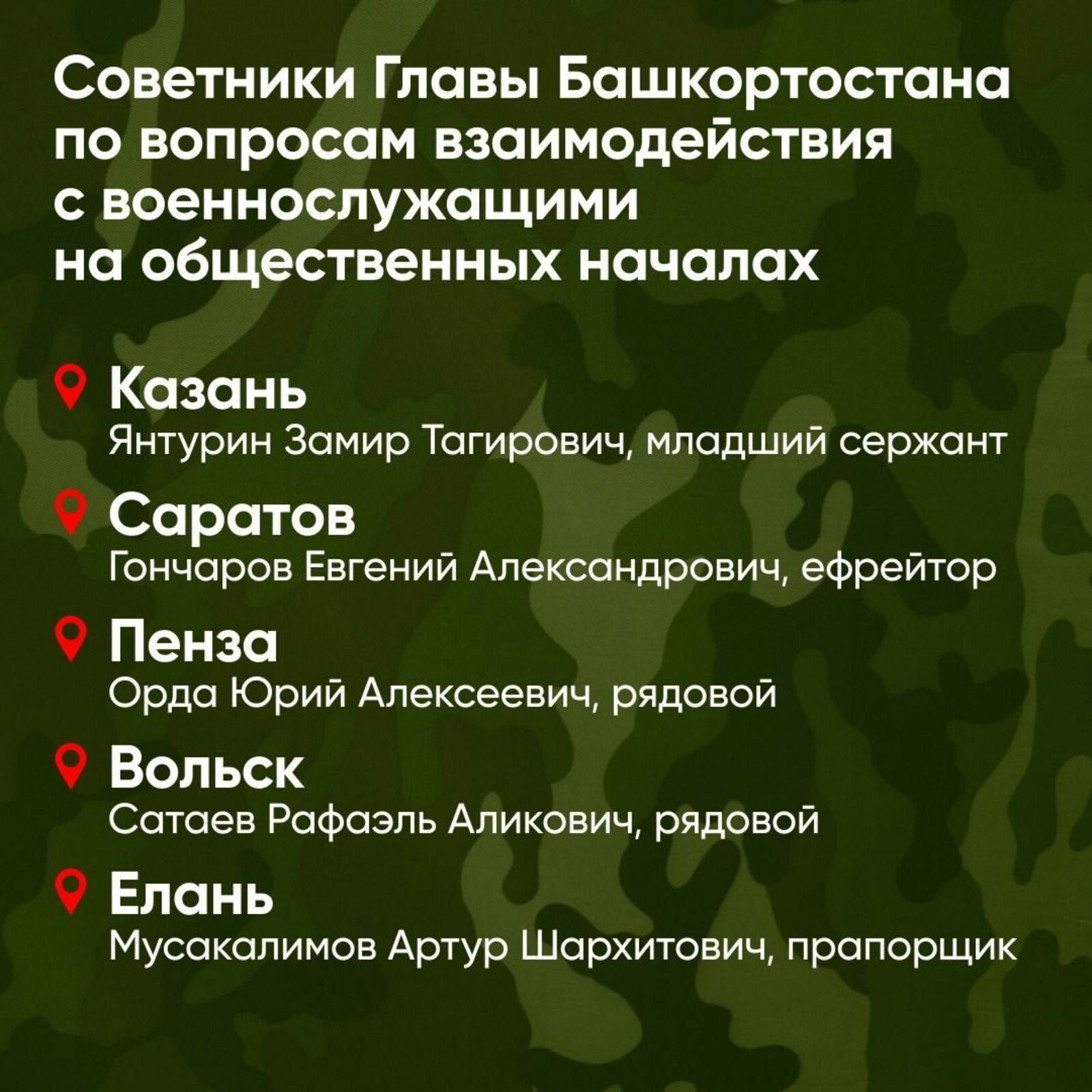 Глава Башкирии представил советников по взаимодействию с мобилизованными военнослужащими