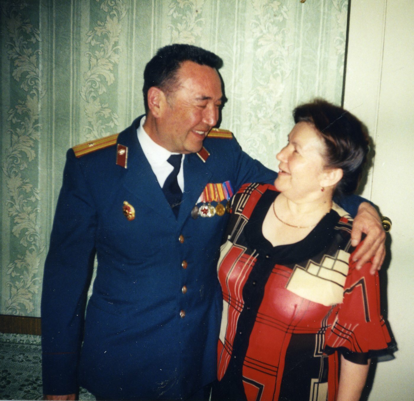 Тормош иптәше Ишбулды Фәйзрахман улы менән.