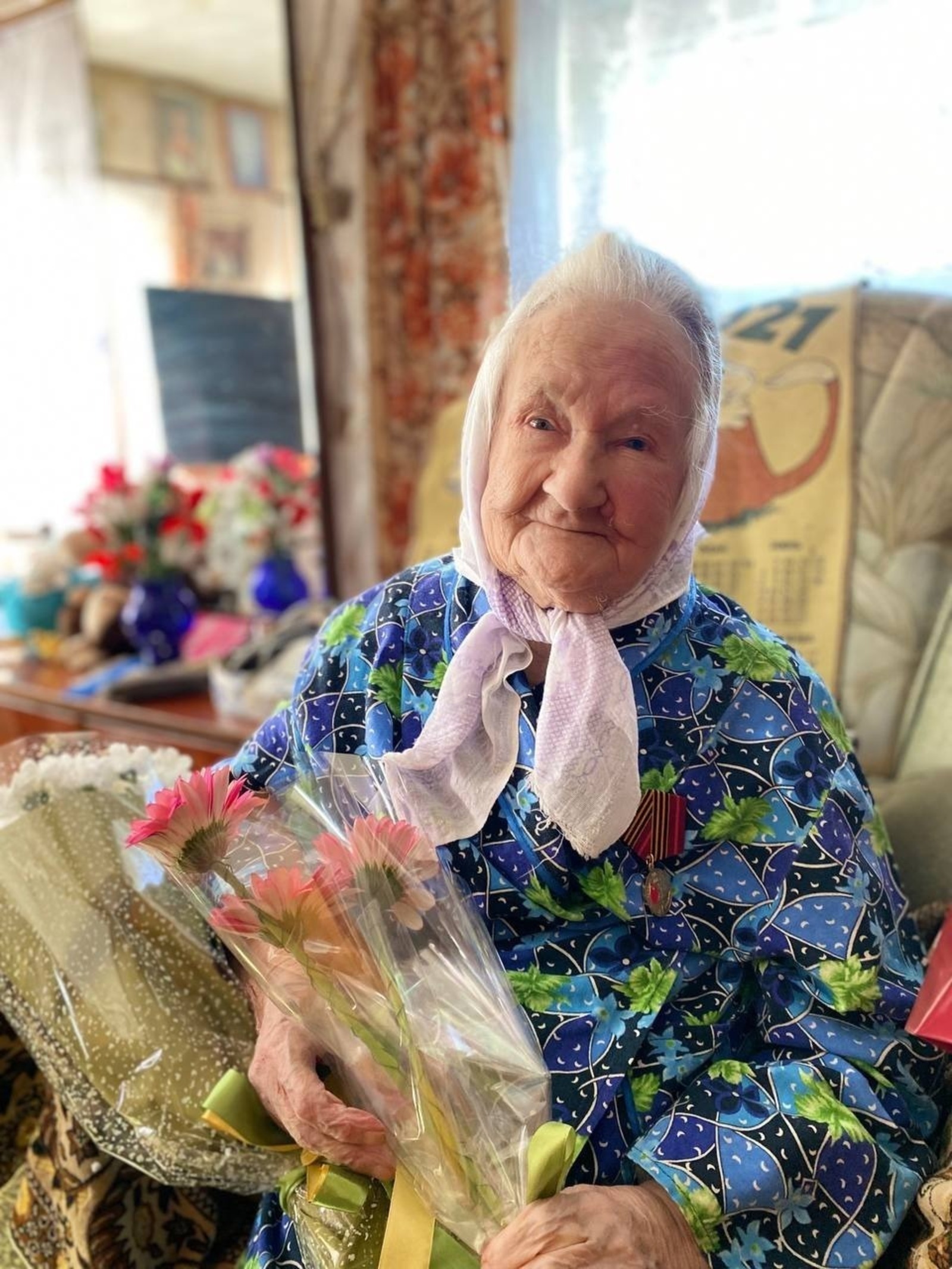 Путин поздравил жительницу Башкирии со 101-летием