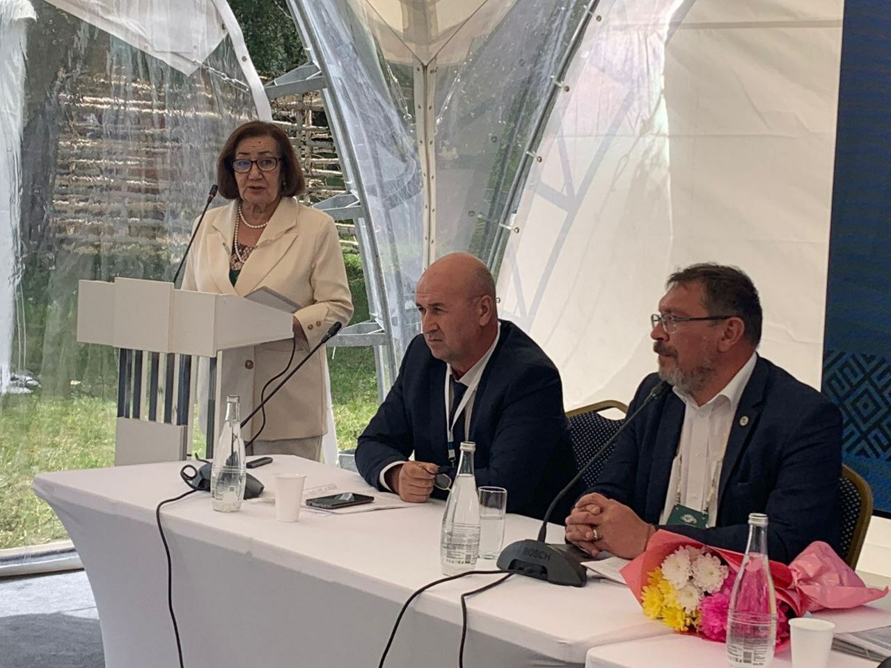 Выступление на конференции в рамках  международного фестиваля «Башҡорт аты».