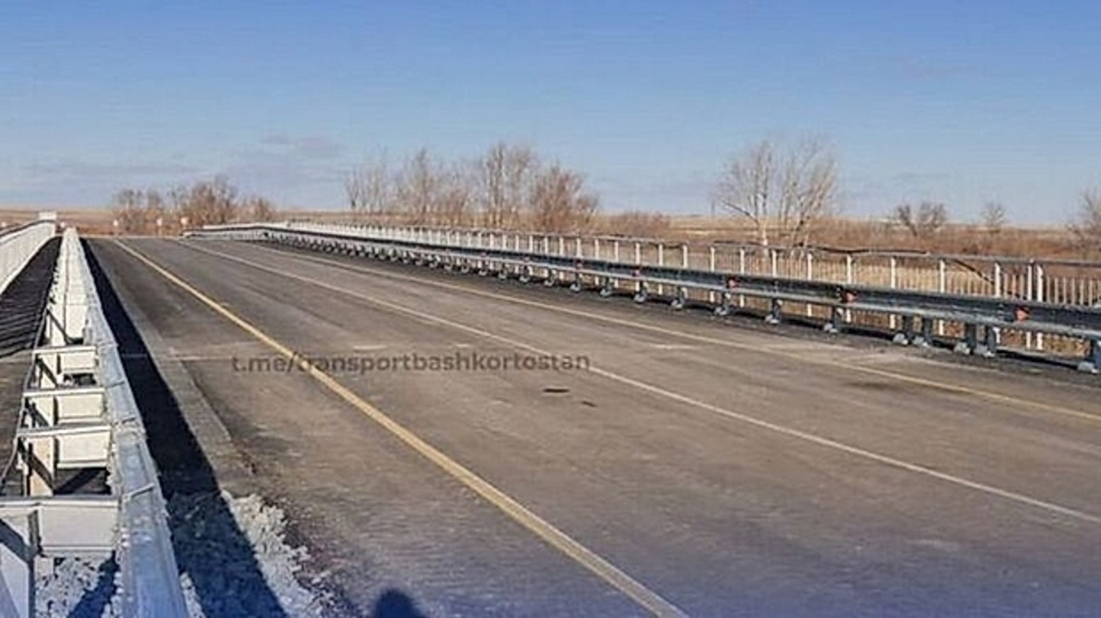 В Башкирии запустили движение по мосту через реку Таналык