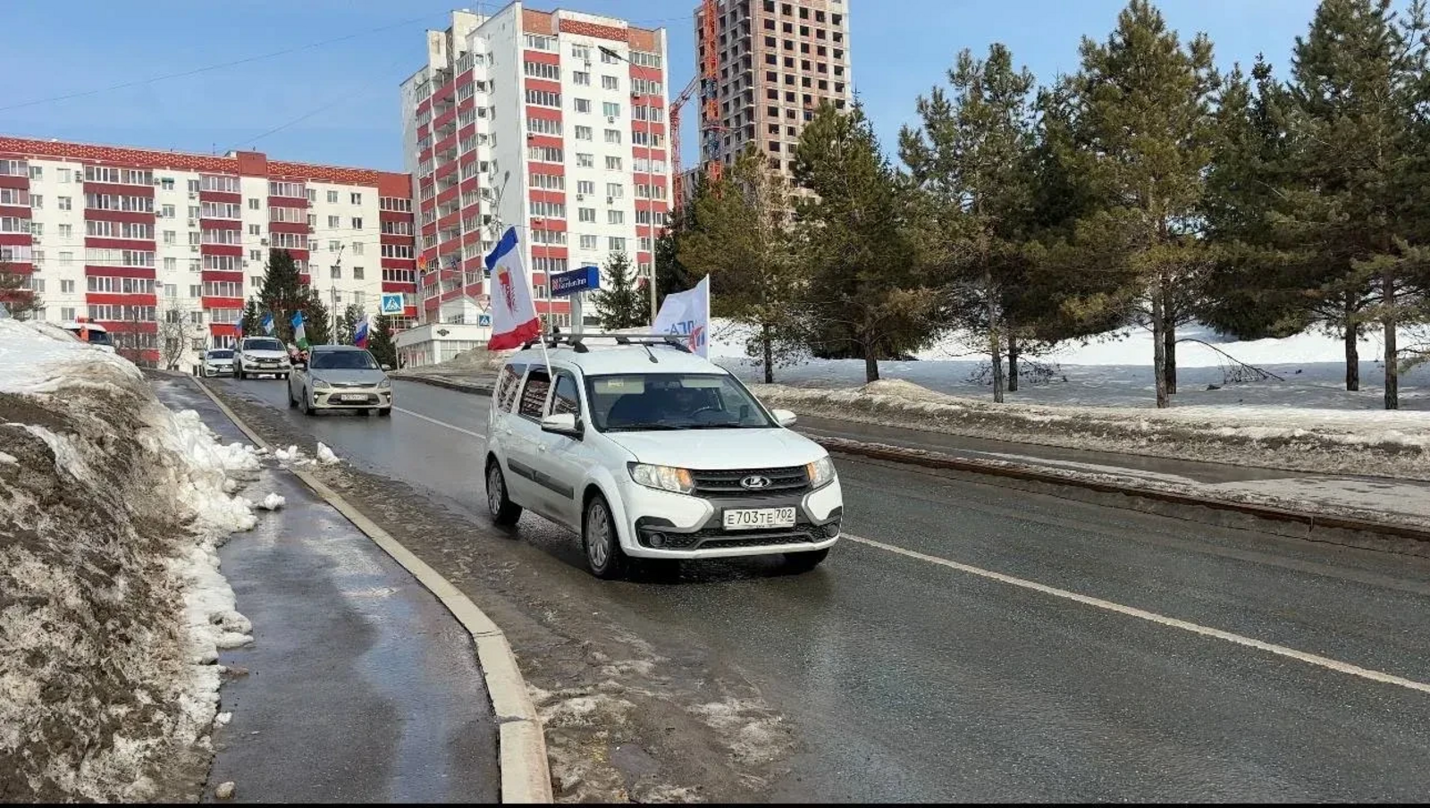 В Уфе прошёл автопробег в честь воссоединения Крыма с Россией