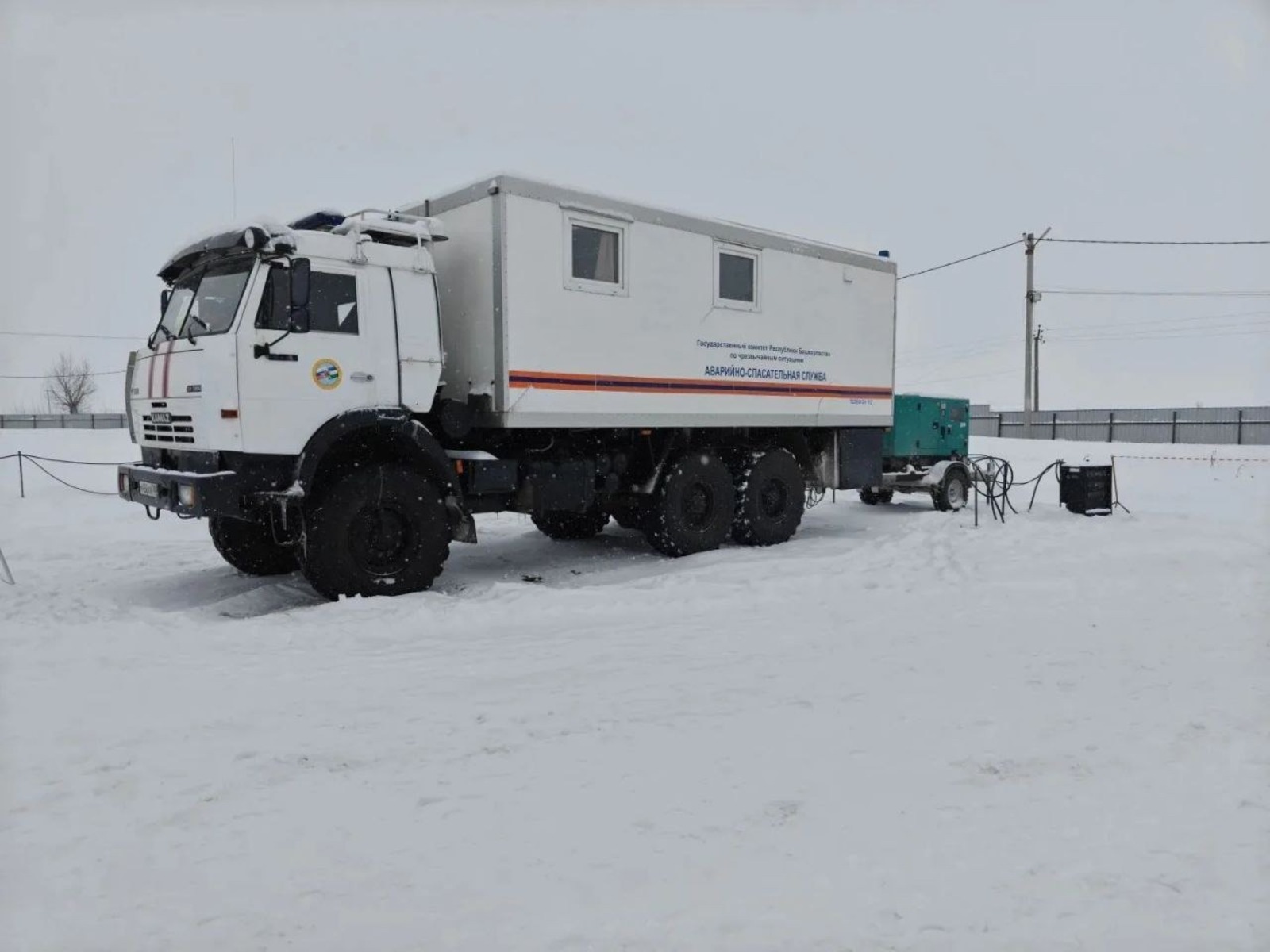 Спасатели Башкирии проверили готовность подвижного пункта управления