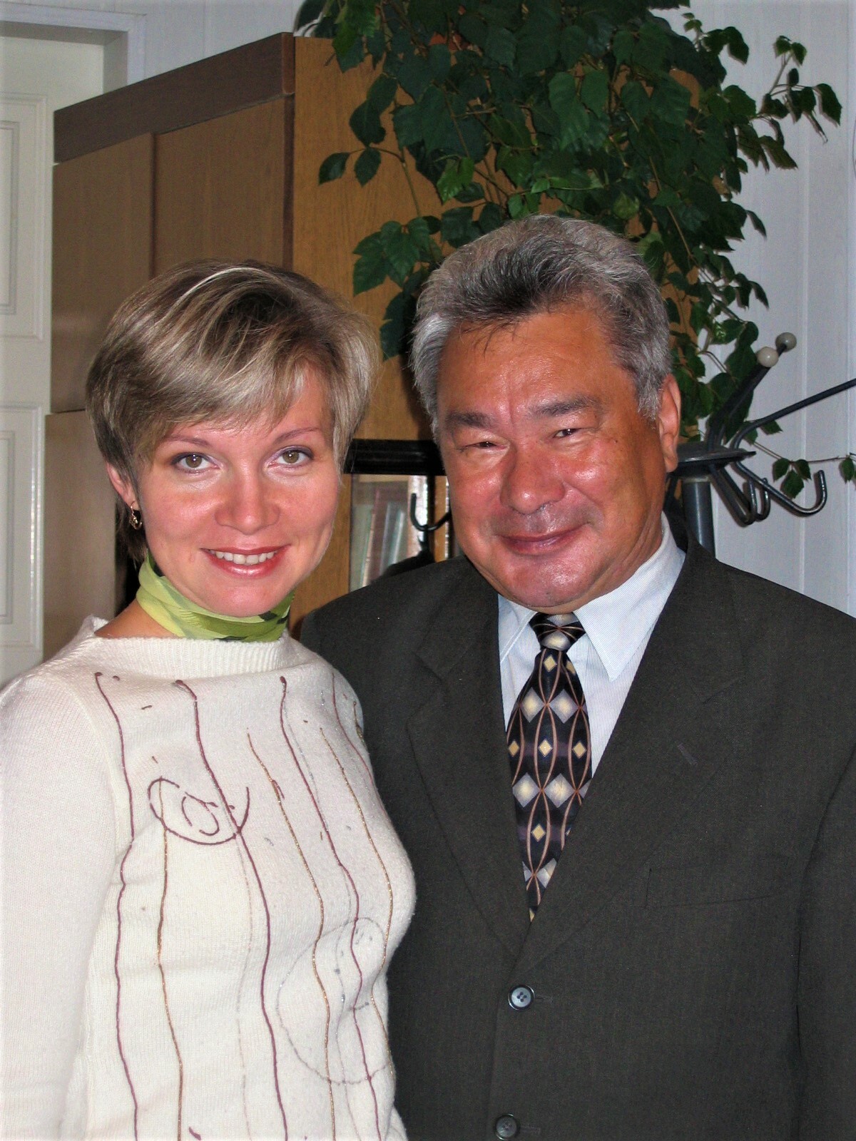 С профессором Баязитом Галимовым.