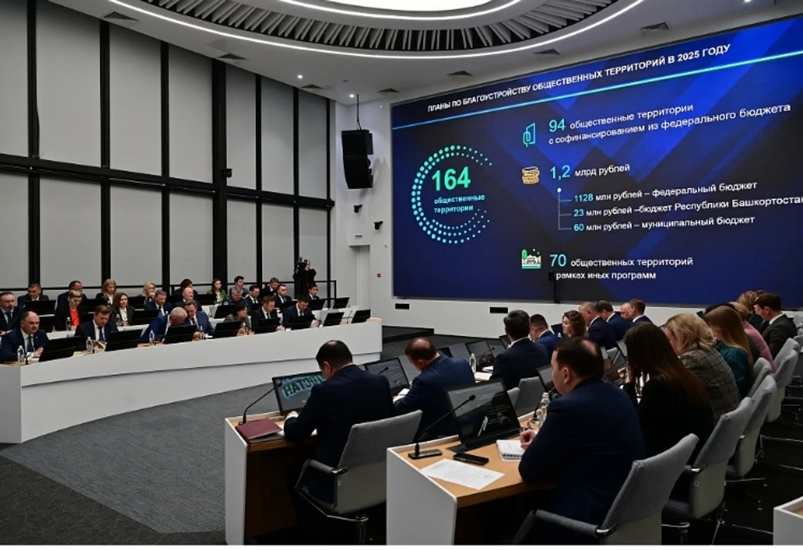 2025 году благоустроят 164 общественные территории