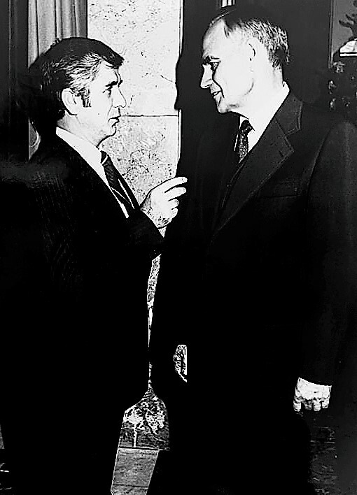 С послом СССР в Турции  Алексеем Родионовым.