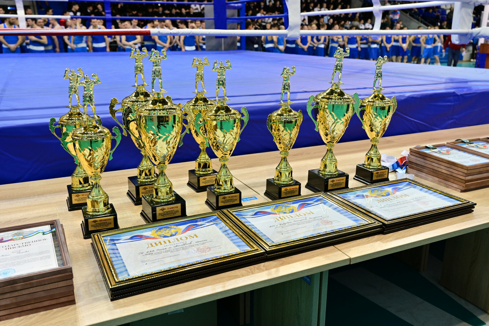 Андрей Назаров принял участие в церемонии закрытия чемпионата МВД России по боксу