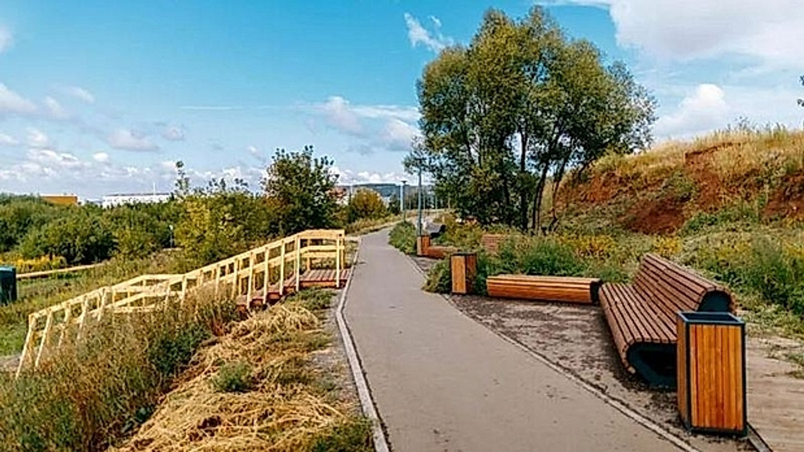 В городе Октябрьском создали экопарк «Солнечный»