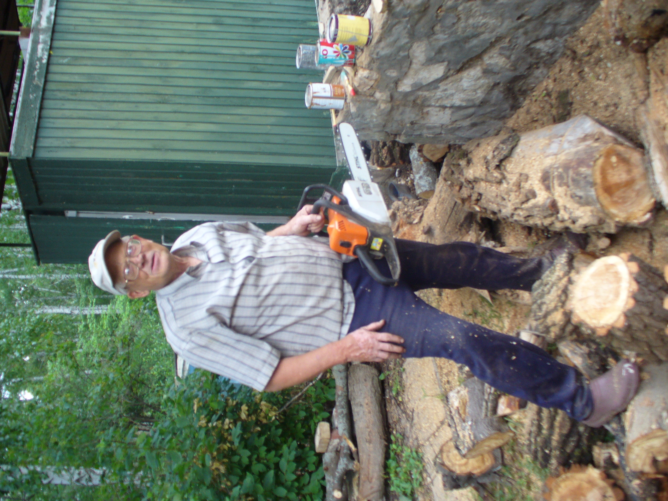 Заготовка дров.