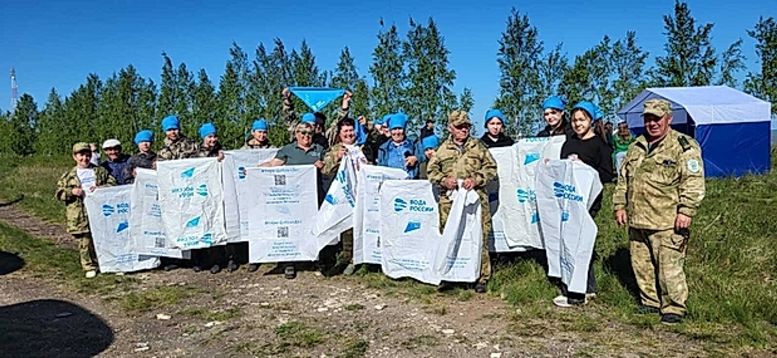Порядка 350 жителей Башкирии приняли участие в акции «Вода России»