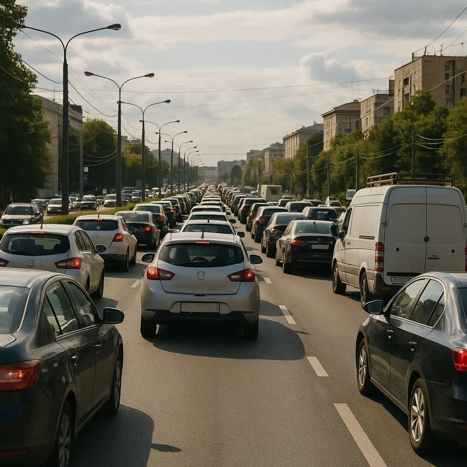 Уфимцев предупредили о повышенном автомобильном трафике