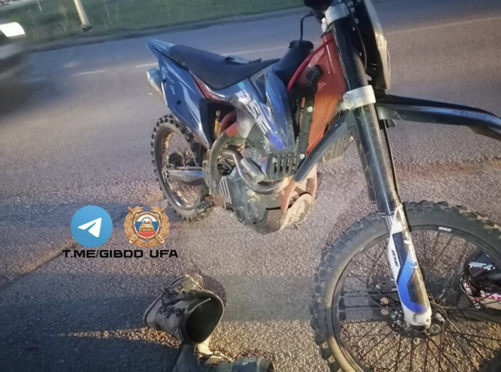 В Уфе в ДТП с иномаркой 12-летний лицеист на мотоцикле сломал стопу
