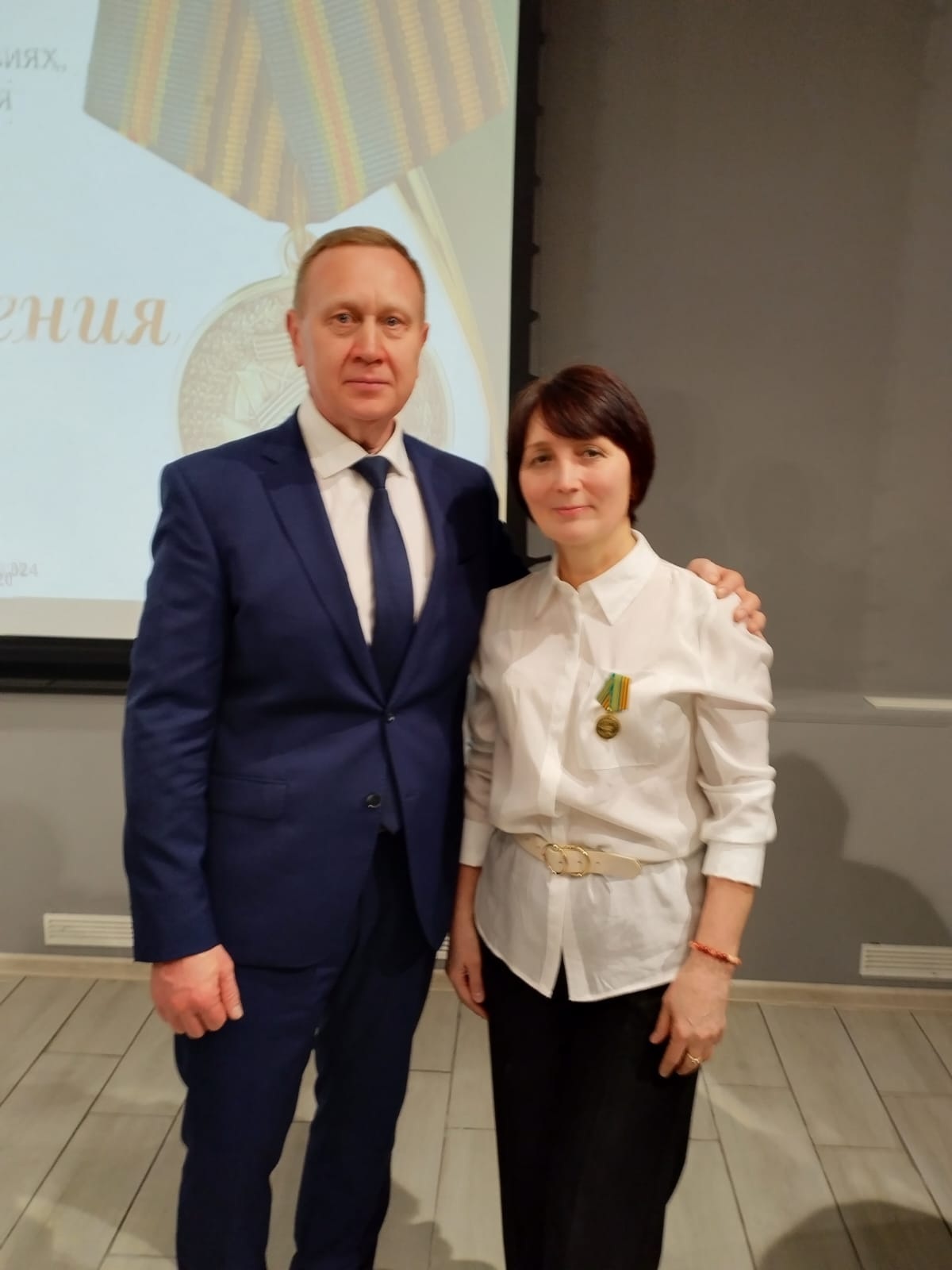 Зиля Фаттахова награждена  медалью «За содействие СВО».