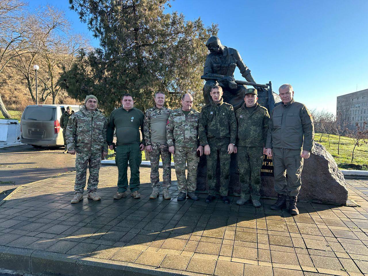 После вручения ордена генерала Шаймуратова.